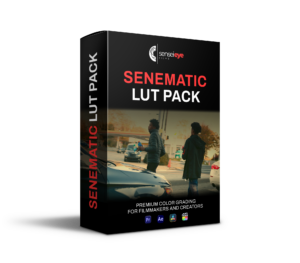SENEMATIC LUT Pack product box for professional cinematic color grading